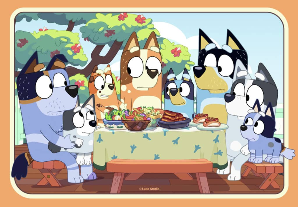 Ravensburger Barnpussel – Bluey 2×24 Bitar