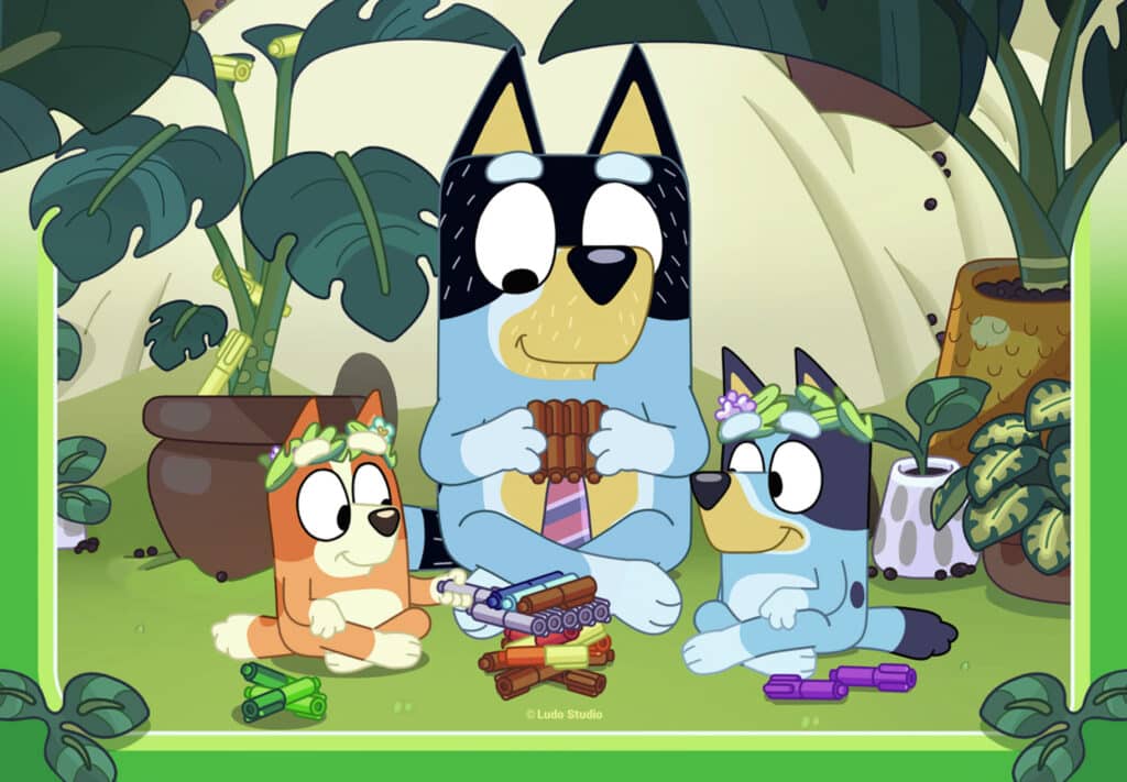Ravensburger Barnpussel – Bluey 2×24 Bitar