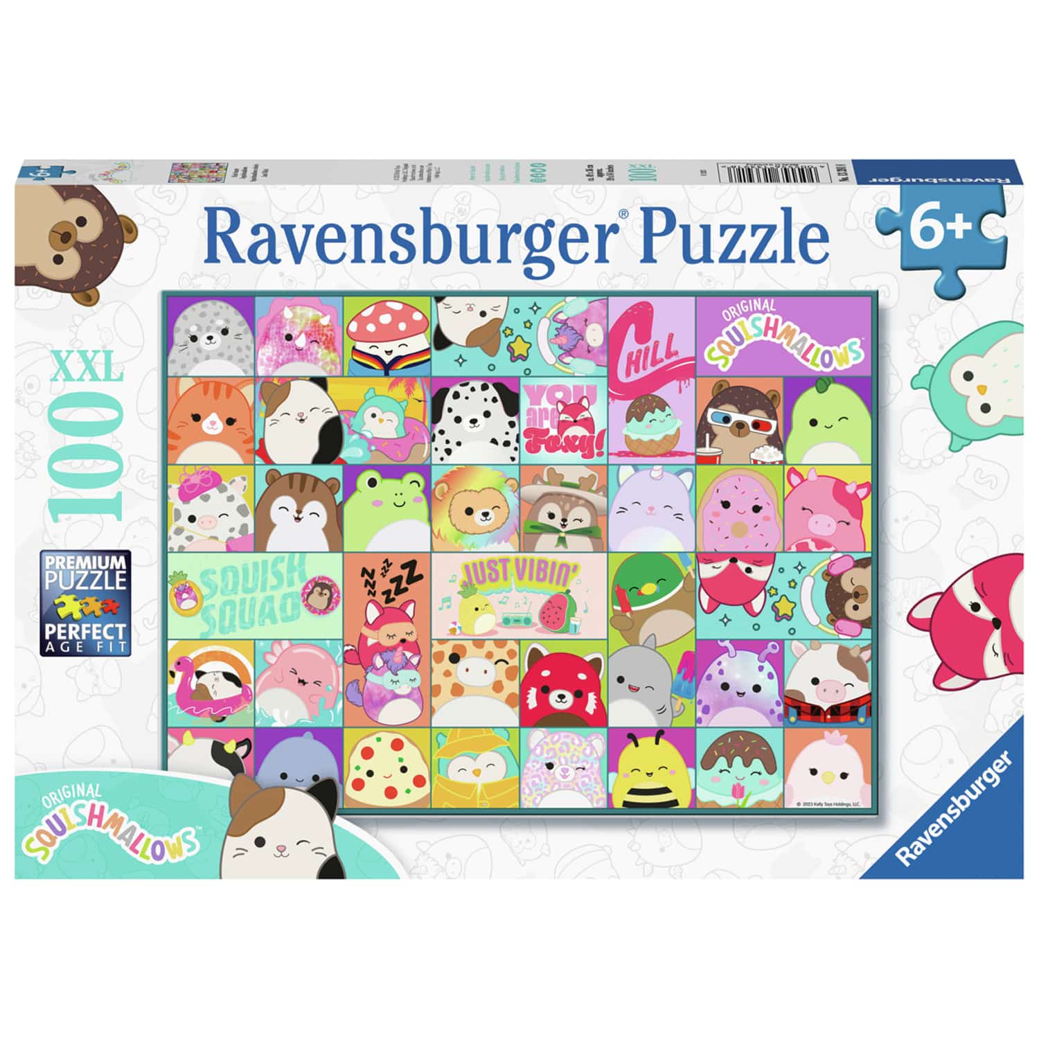 Ravensburger Pussel - Squishmallows 100 Bitar