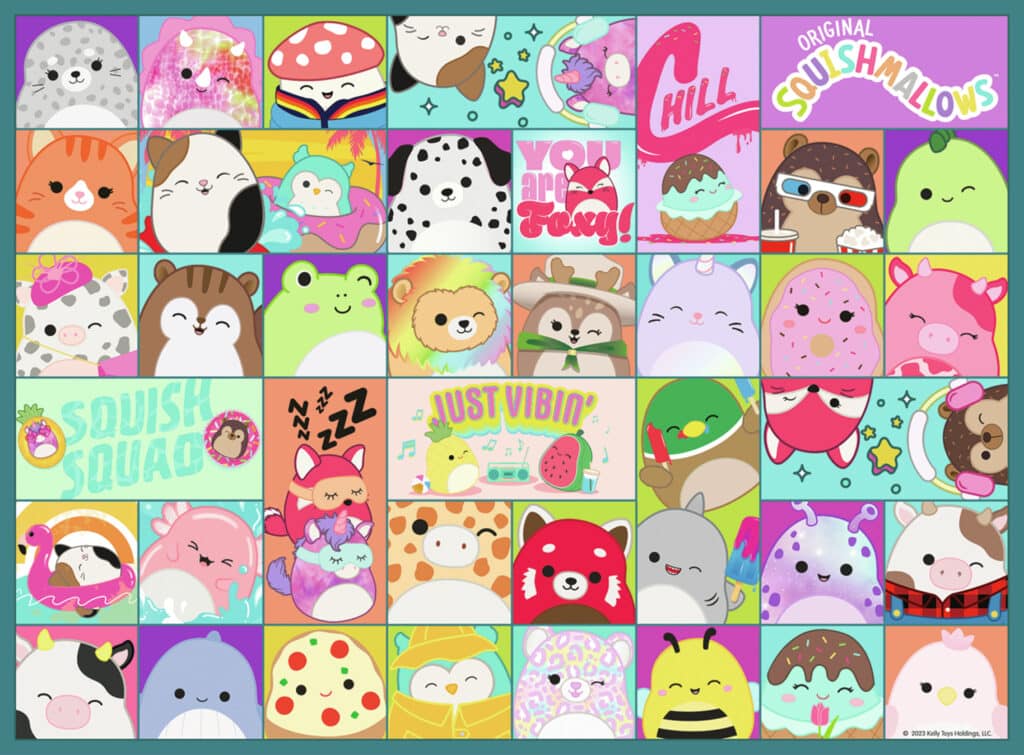 Ravensburger Pussel – Squishmallows 100 Bitar