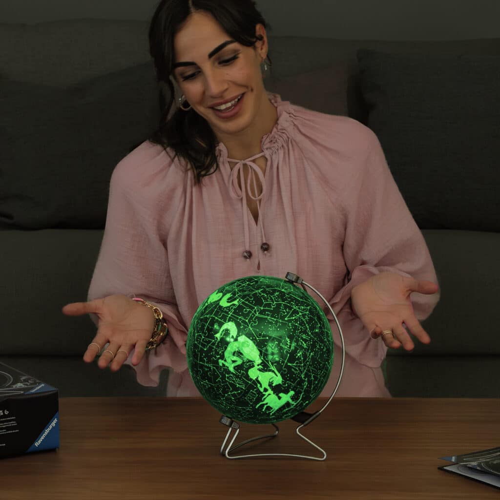 3D Pussel – Glow Mörk Stjärnglob 180 Bitar