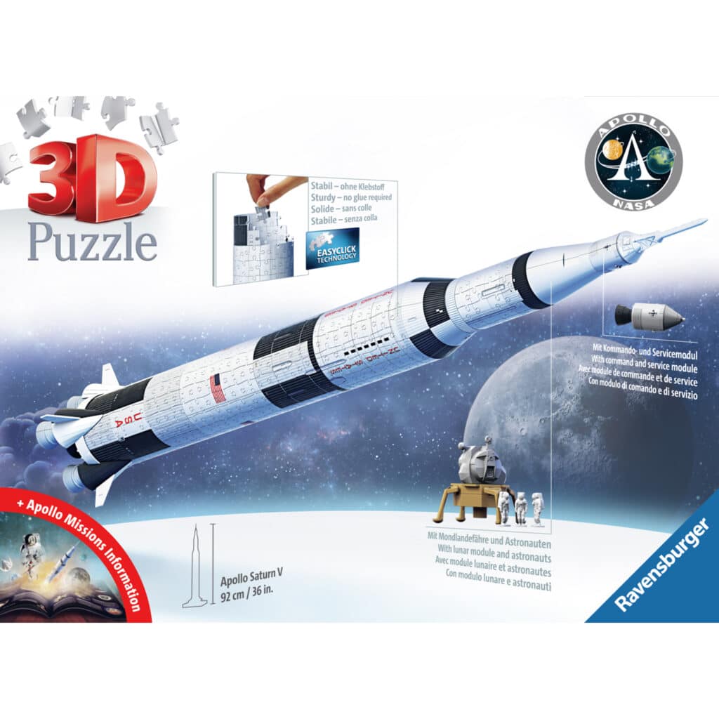 3D Pussel – Apollo Saturn V Rocket 440 Bitar