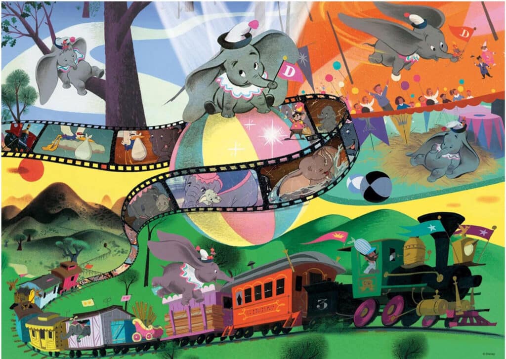 Pussel – Disney klassisk kollektion Dumbo 1000 bitar