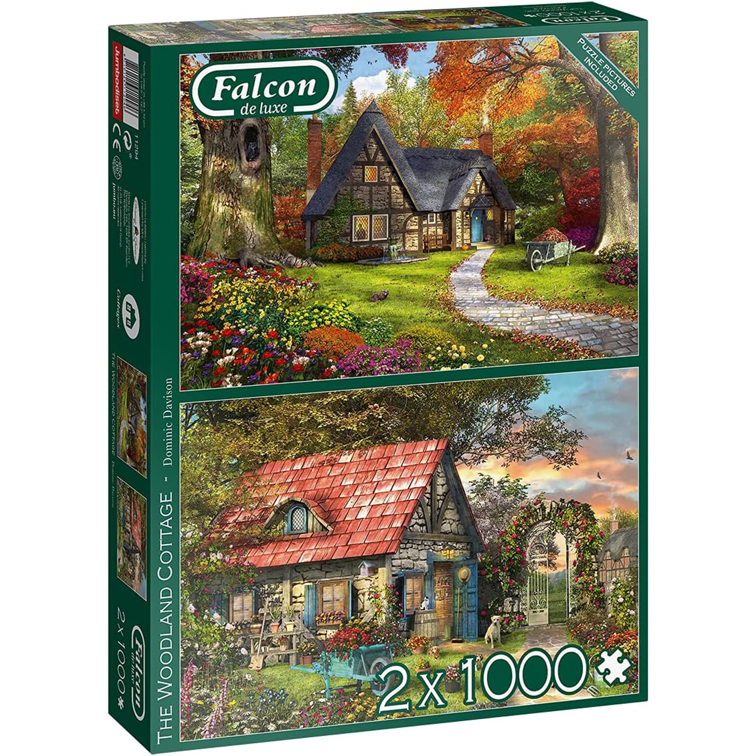 Pusselpaket - Skogsstugor 2x1000 Bitar