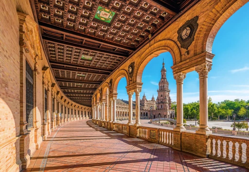 Pussel – Spanska torget, Sevilla, Spanien 1000 Bitar