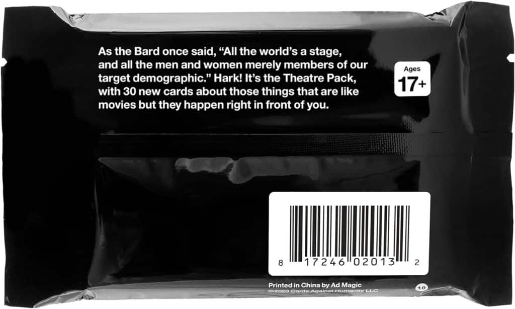 Cards Against Humanity – Theatre Pack (EN)