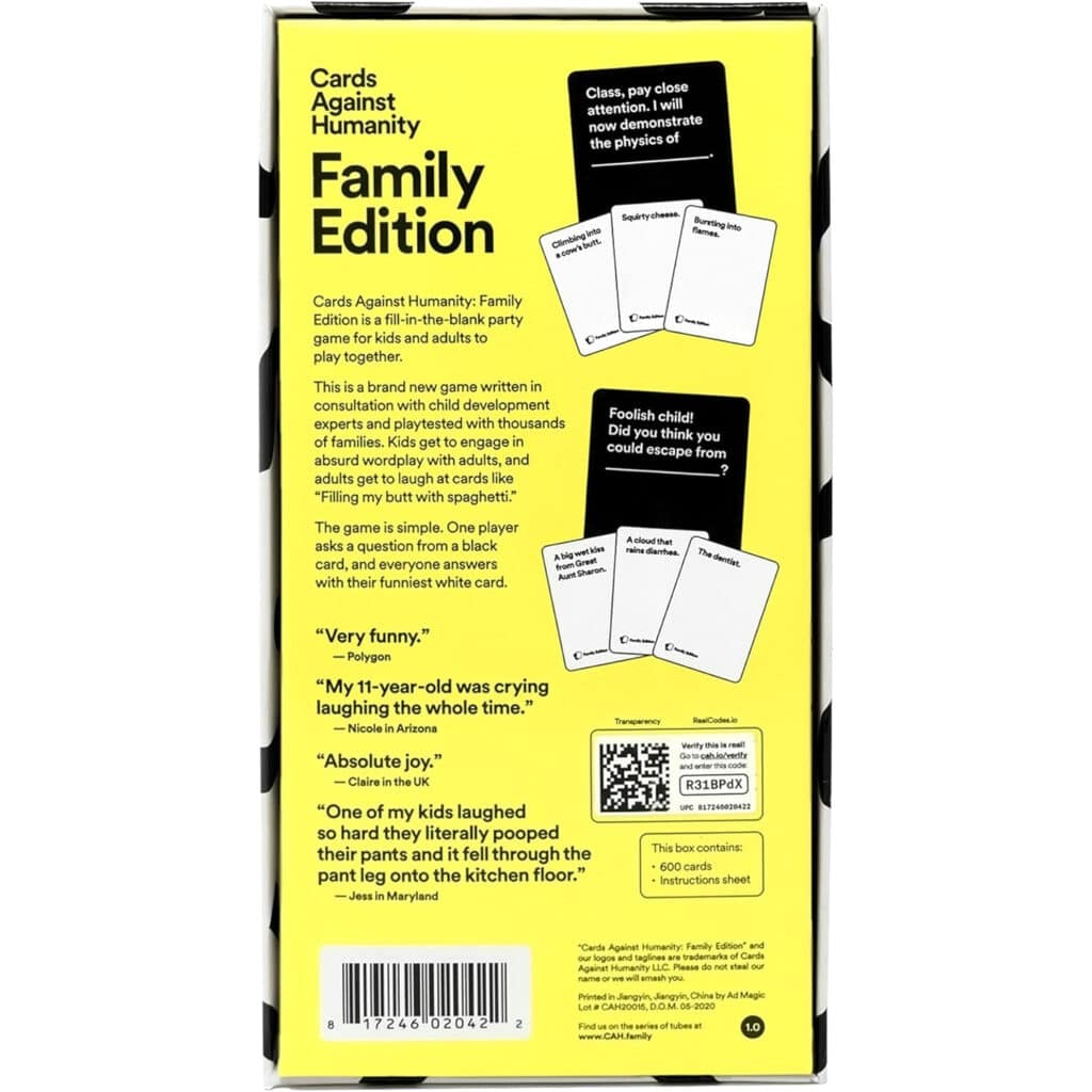 Cards Against Humanity – Family Edition (EN)