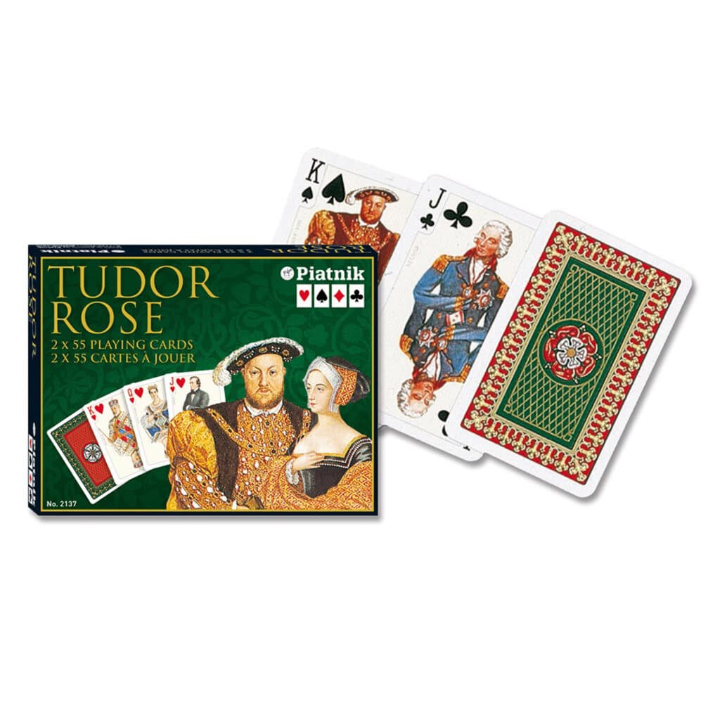 Spelkort DeLuxe Tudor Rose Double Deck