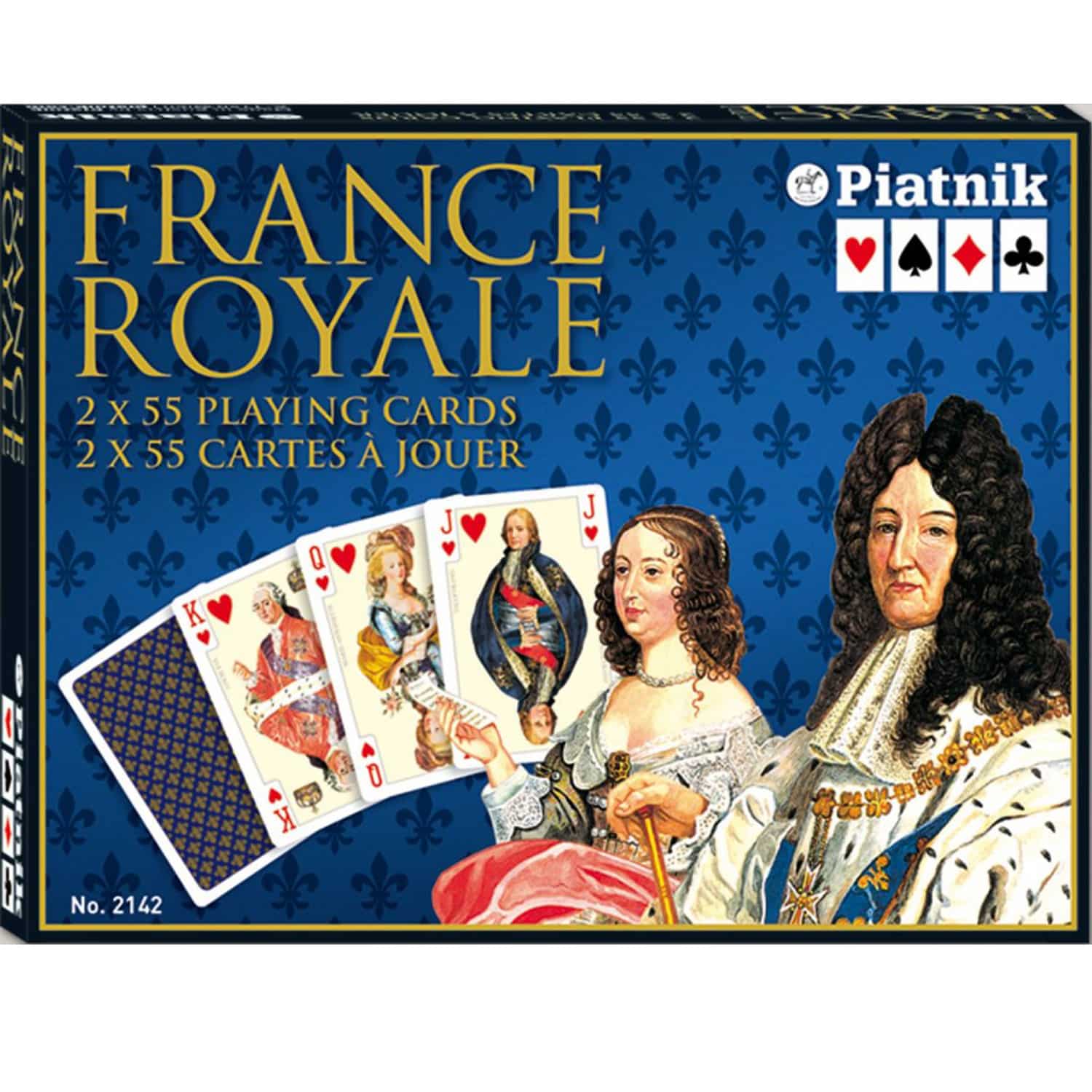 Spelkort DeLuxe France Royal Double Deck