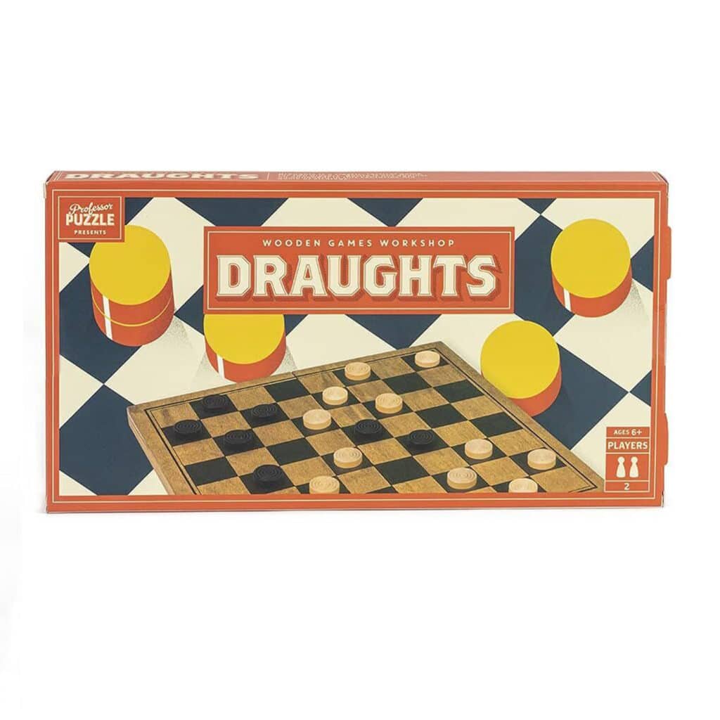 Wooden Games Draughts (Damspel)