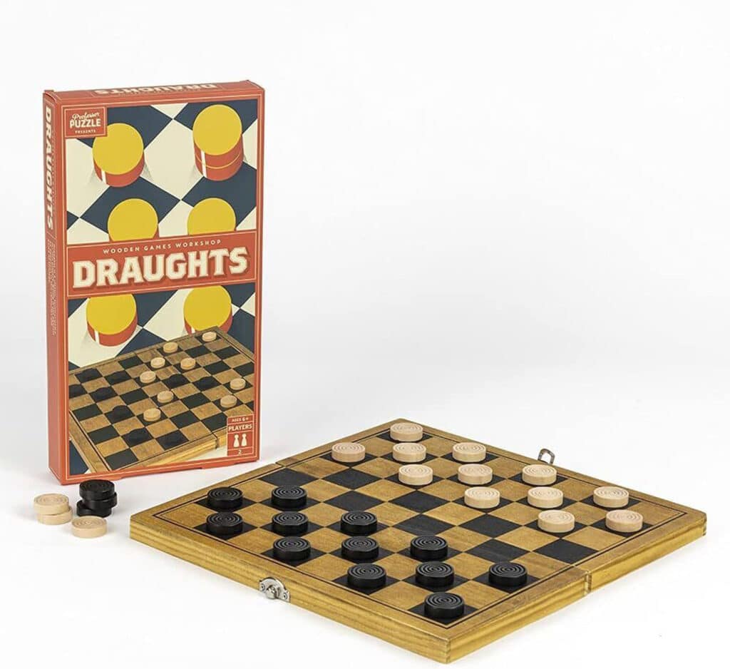 Wooden Games Draughts (Damspel)