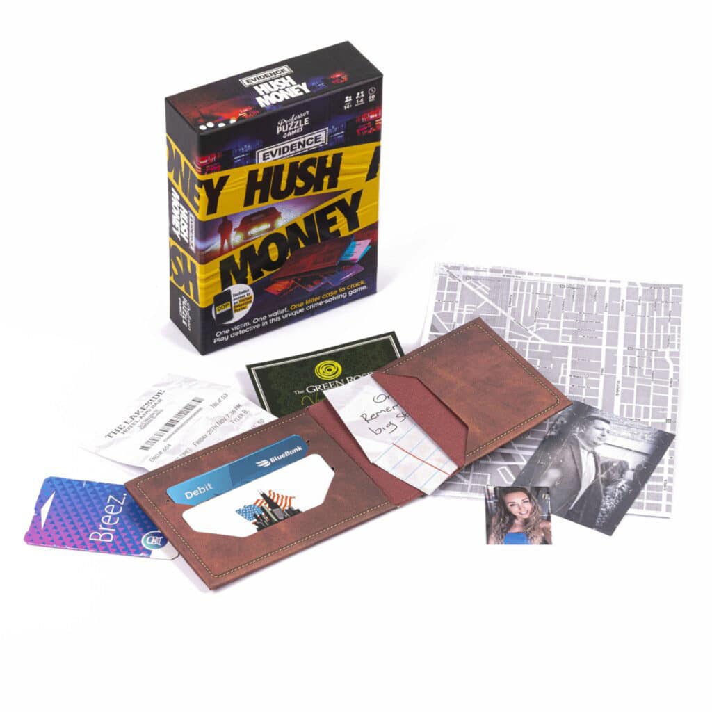 Murder Mystery Evidence Hush Money Game