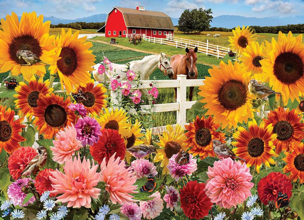 Pussel – Solrosfarm 1000 Bitar