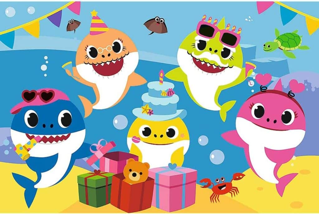 Barnpussel – Maxi Baby Shark 24 bitar