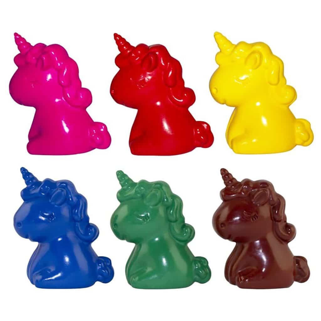 Enhörningskritor 6-pack