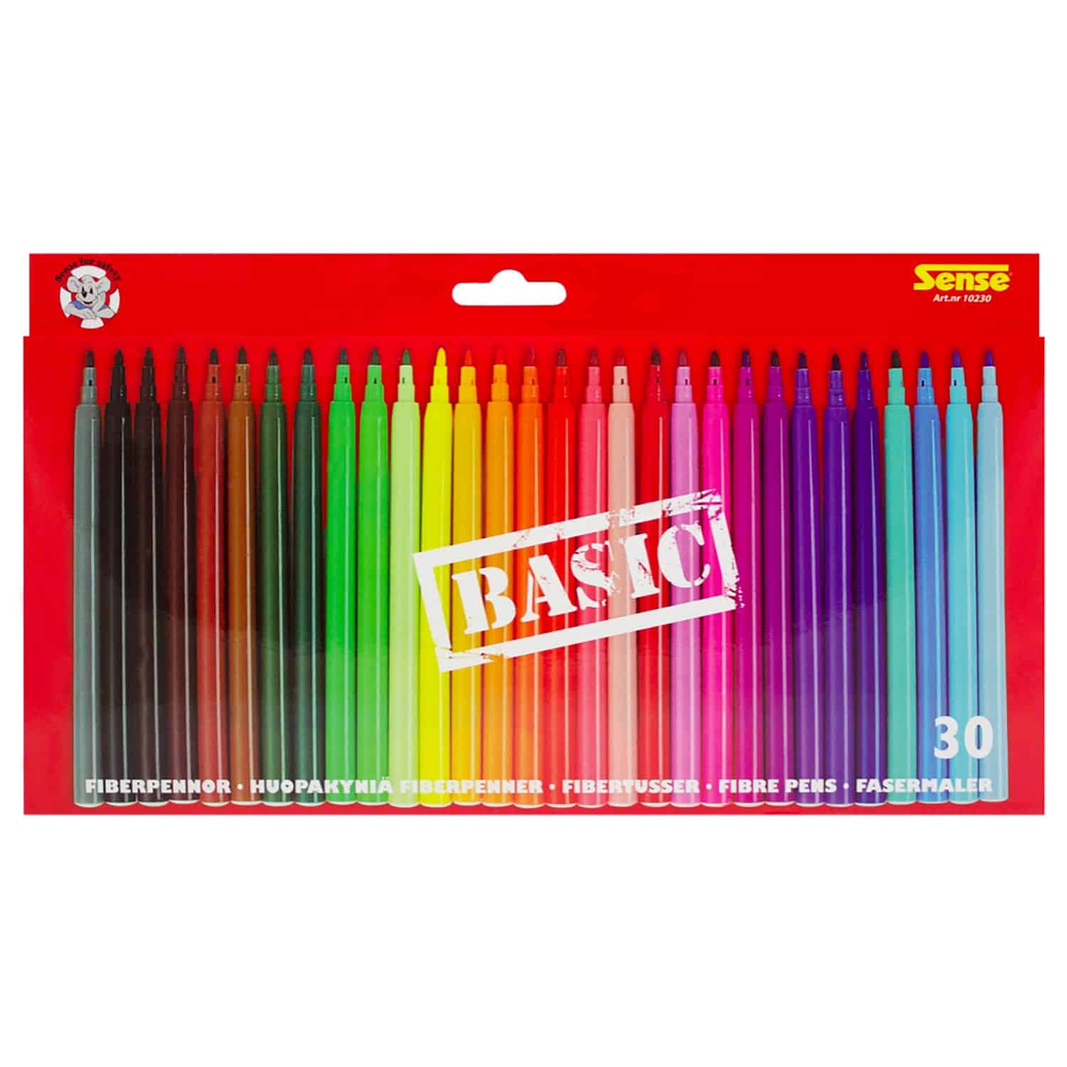 Fiberpennor Basic 30-Pack