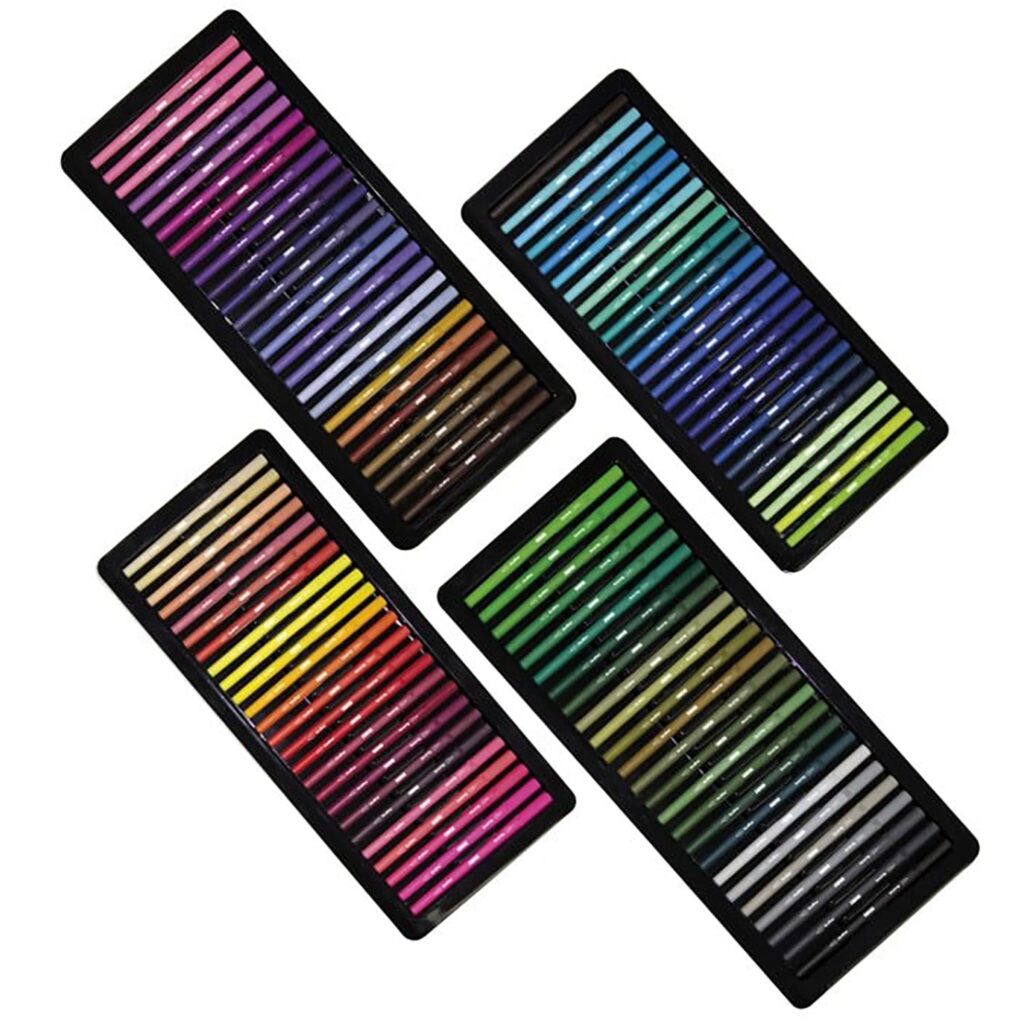 Tuschpennor dubbelspets 100-pack