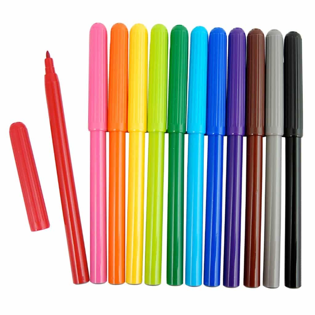 Fiberpennor 12-Pack