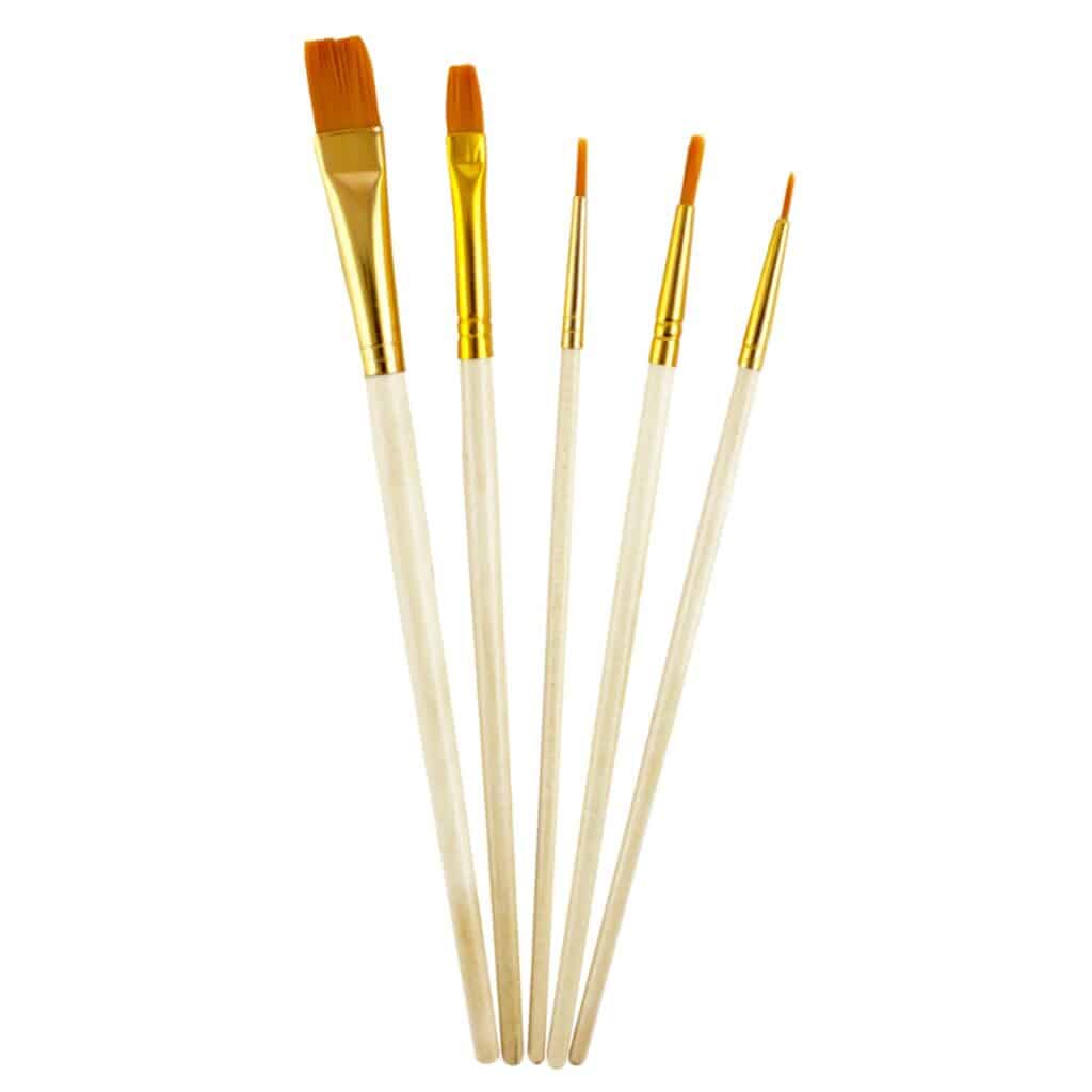 Akvarellpenslar 5-Pack