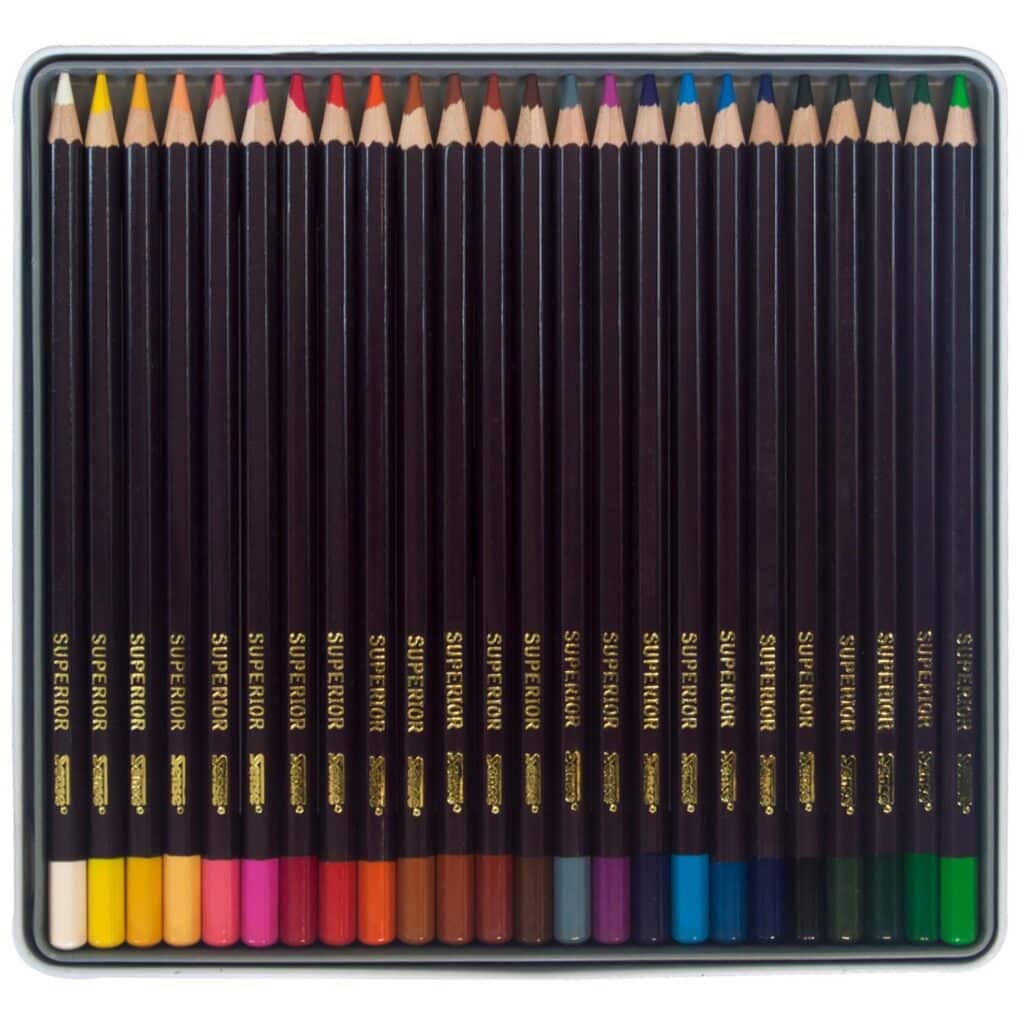 Artist Collection – Träfärgpennor 24-Pack 4,0 MM