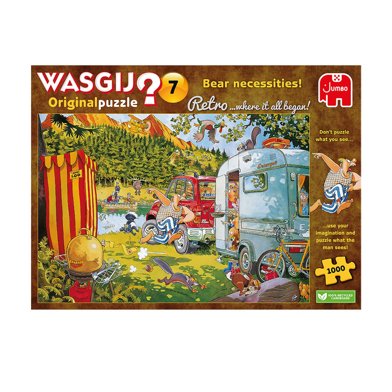 Pussel - Retro Original 7: Björn förnödenheter! 1000 Bitar