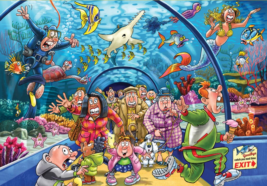 Pussel – Original 43: Havsliv! 1000 Bitar