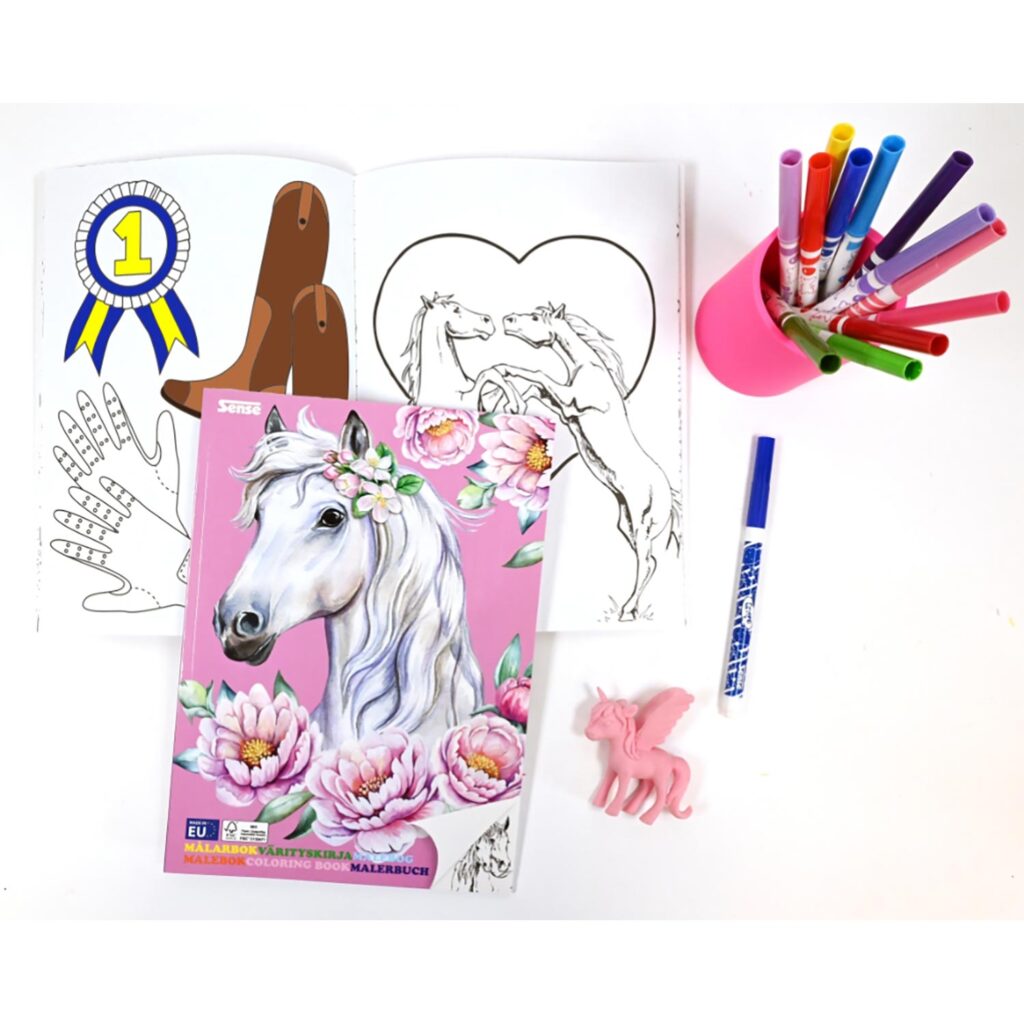 Målarbok Hästar FSC® 36 sidor