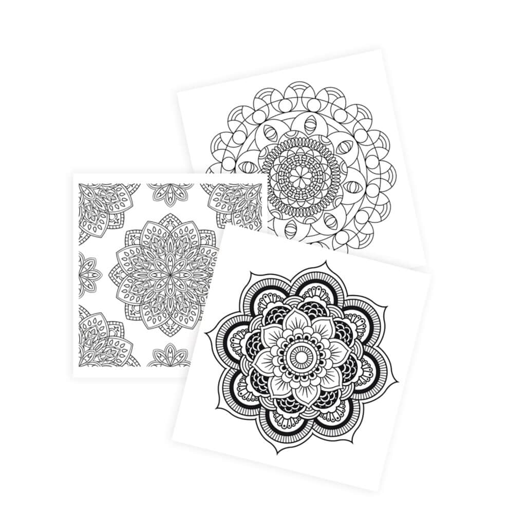 Mandala Målarbok FSC® – Fria Former