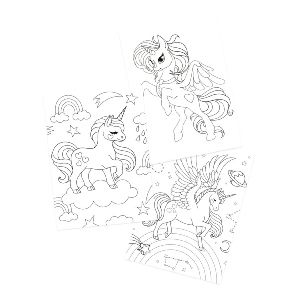 Målarbok Enhörning FSC®