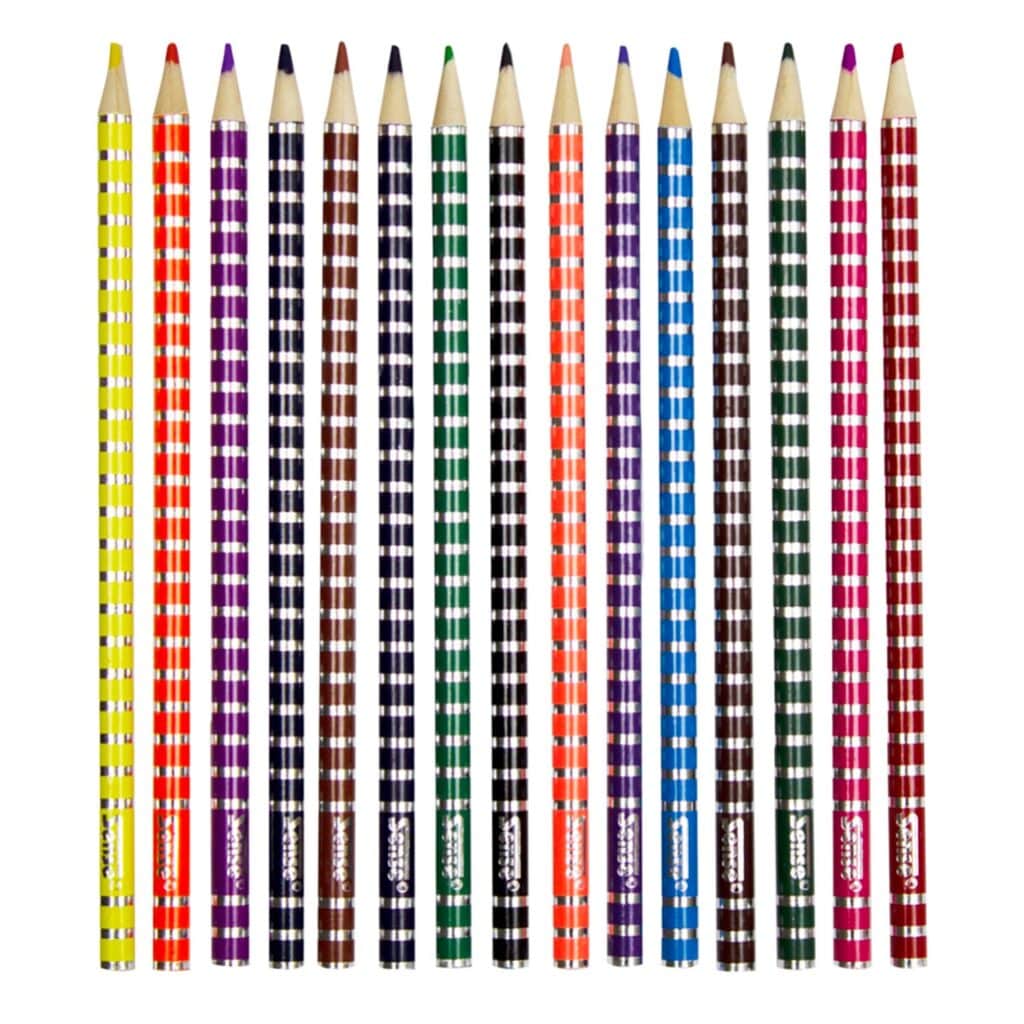 Metalliska Träfärgpennor Fantasy 15-pack