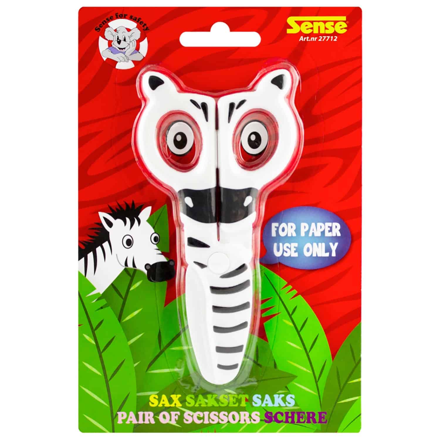 Barnsax Djur Zebra