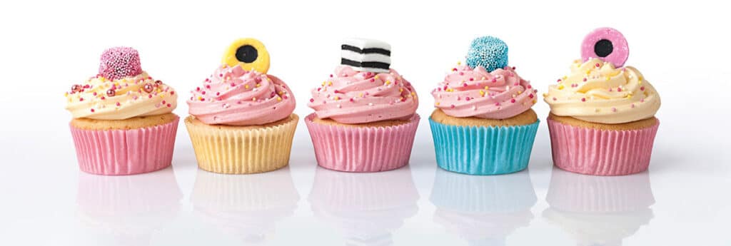 Panoramapussel – Lakris Cupcakes 1000 Bitar