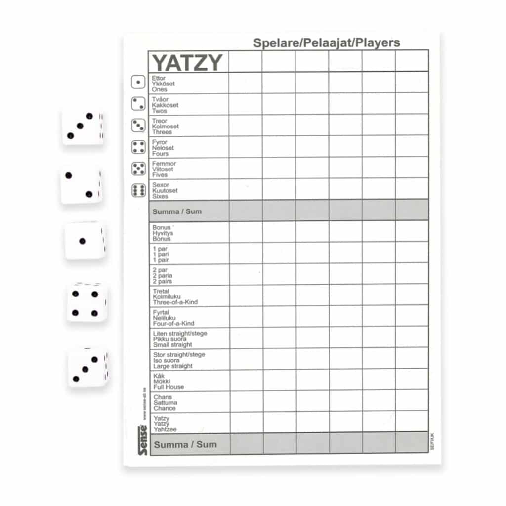 Jumbo Yatzy Tärningsspel