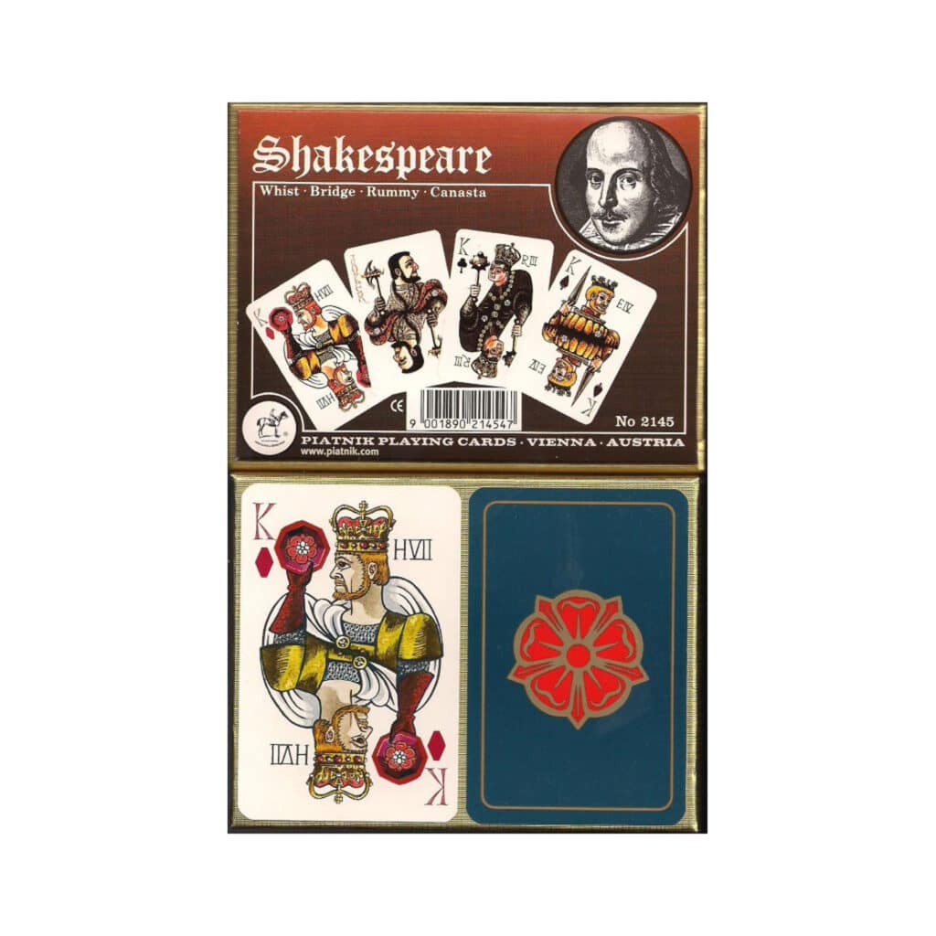 Kortspel – Sheakspeare dubbel deck kortspel