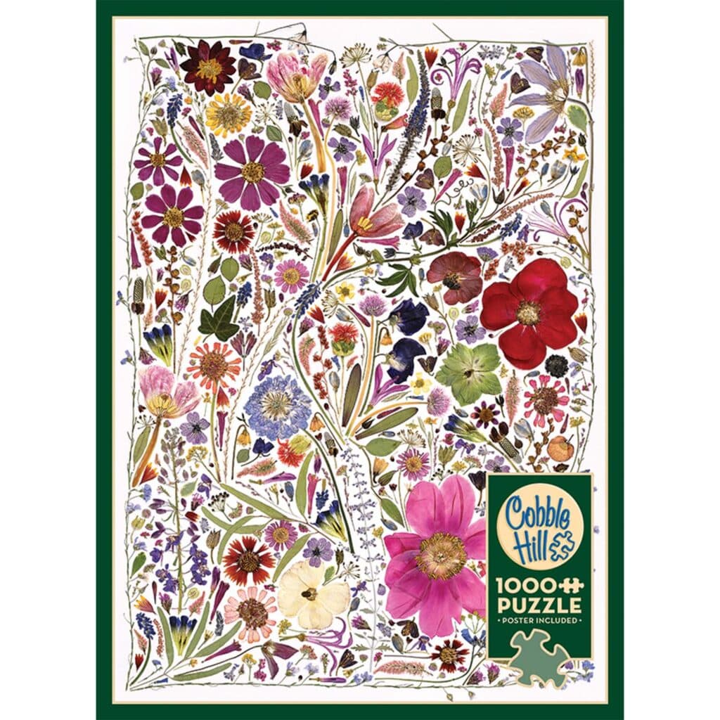 Pussel – Pressade Vårblommor