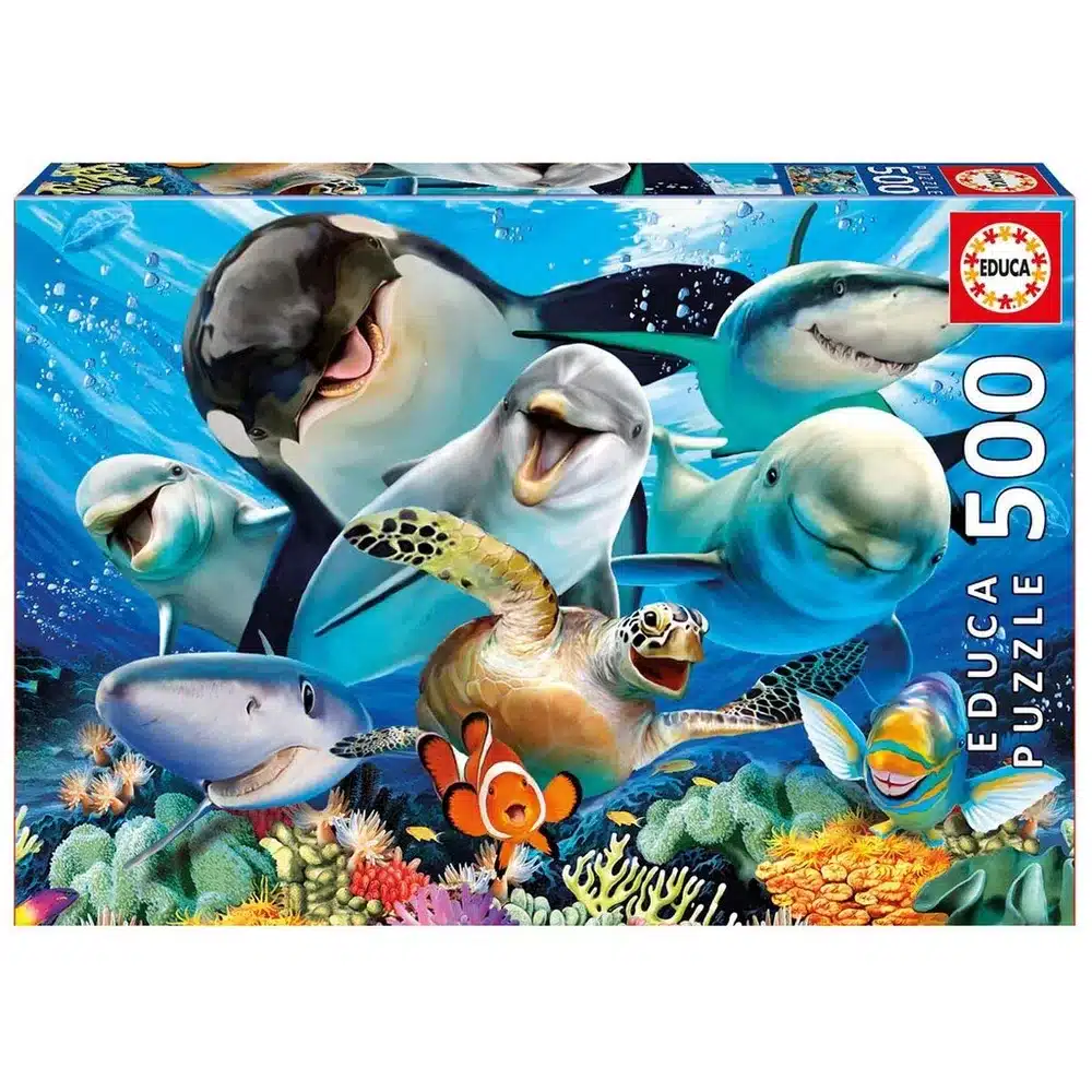 Pussel - Underwater Selfies, 1000 bitar