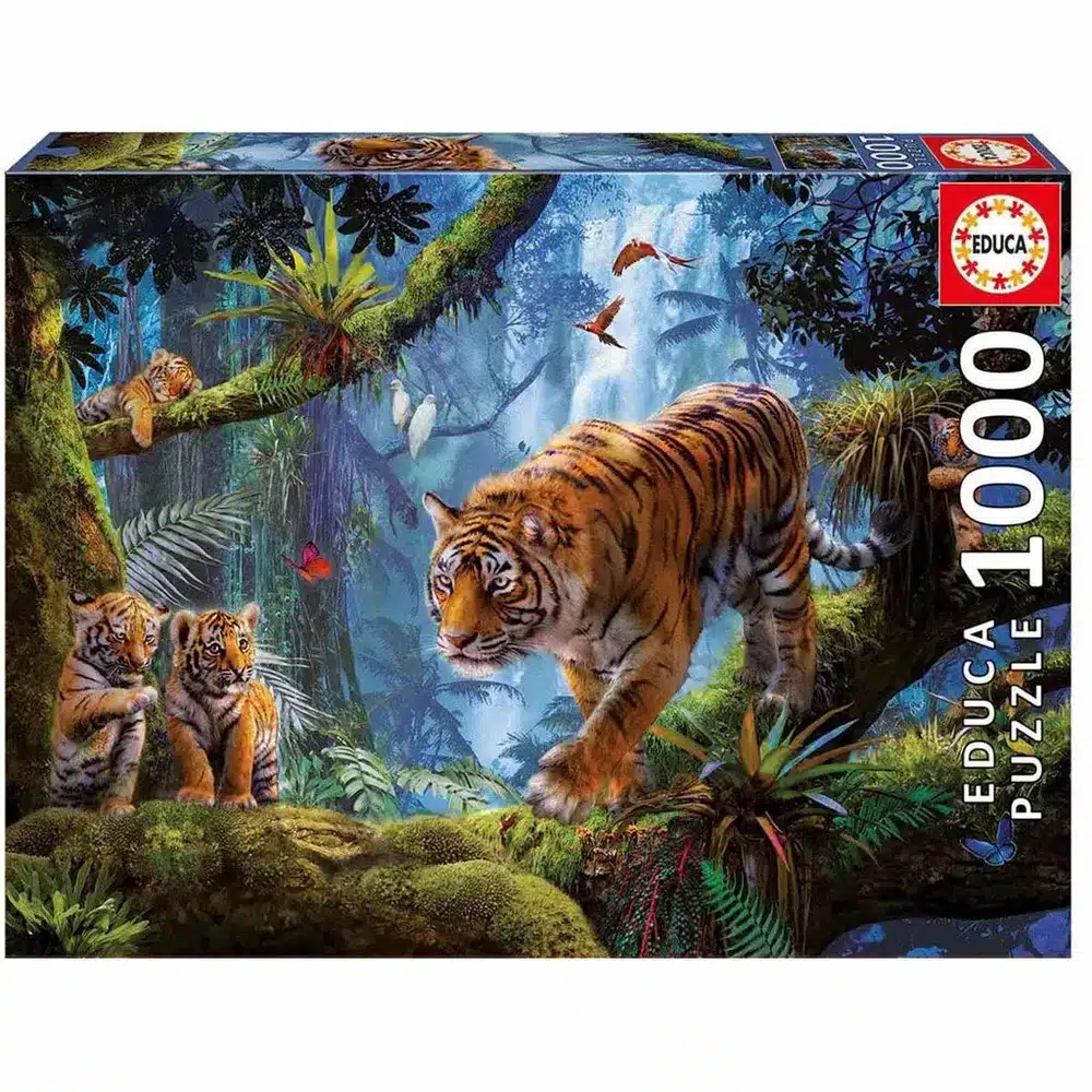 Pussel - Tigers in the Tree, 1000 bitar