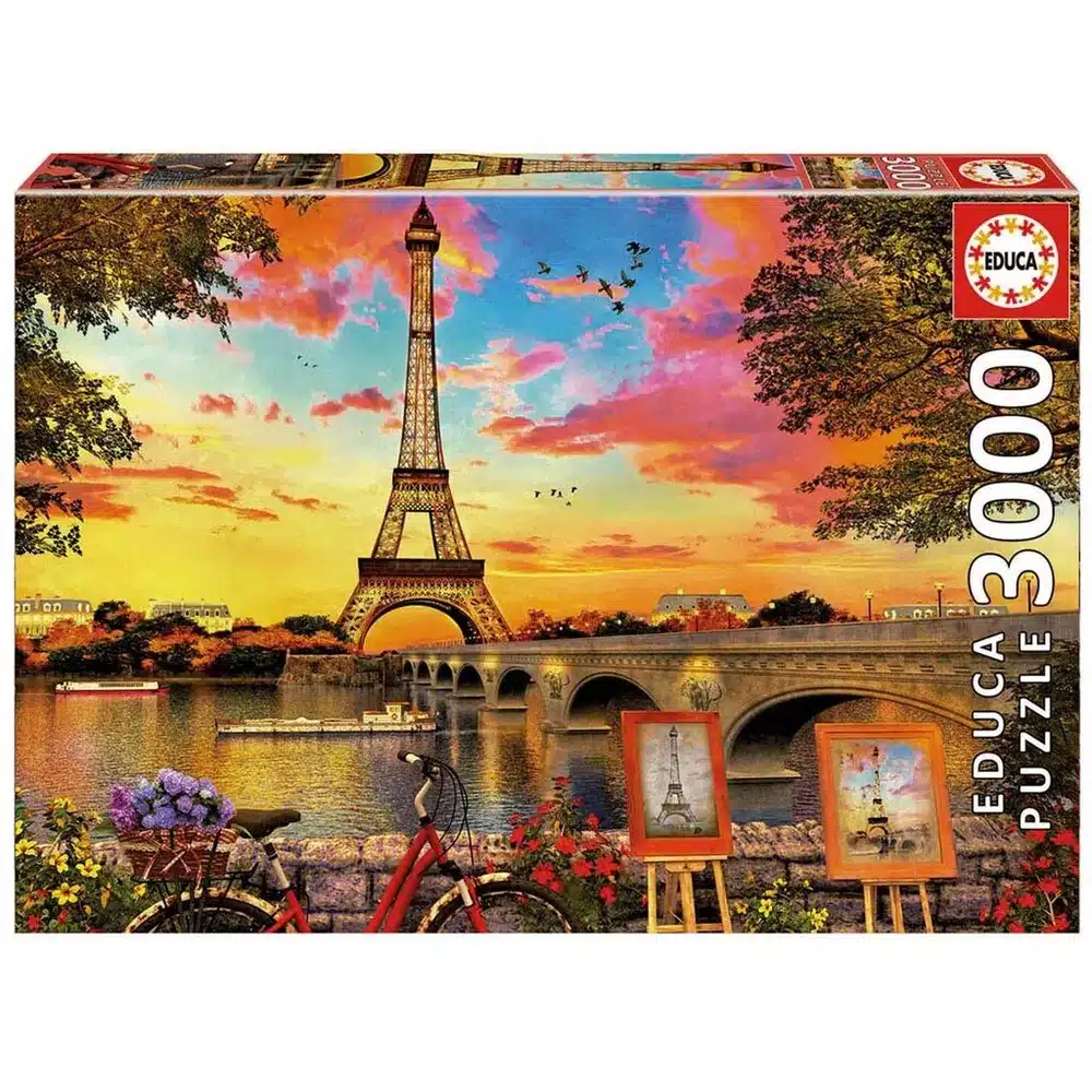 Pussel - Sunset in Paris, 3000 bitar