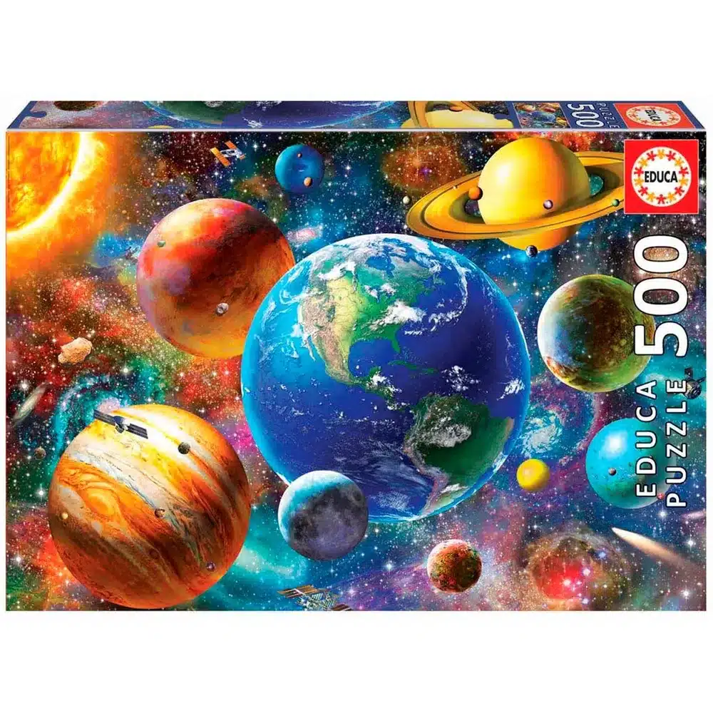 Pussel - Solarsystem, 500 bitar
