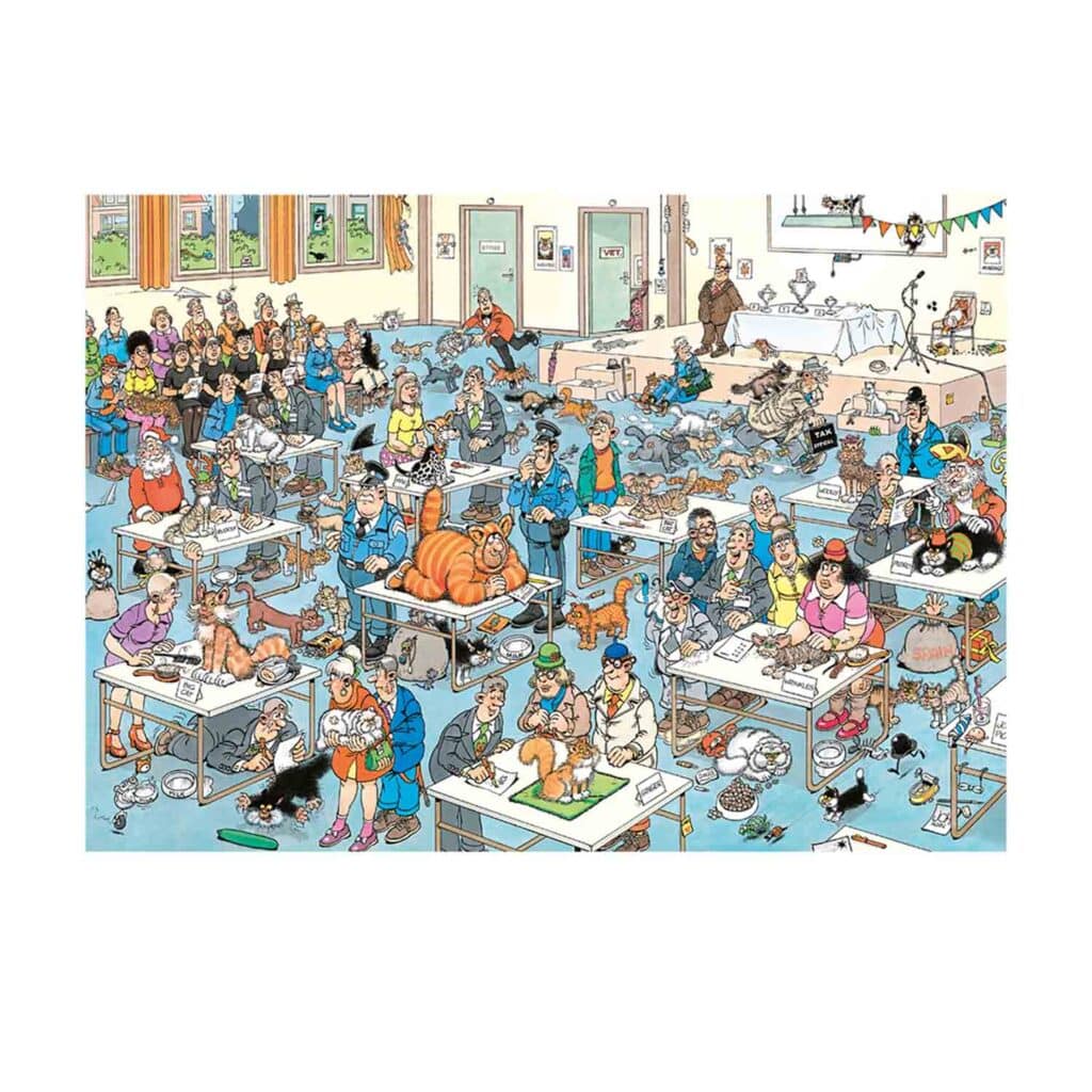 Pussel – Kattenshow, 1000 bitar