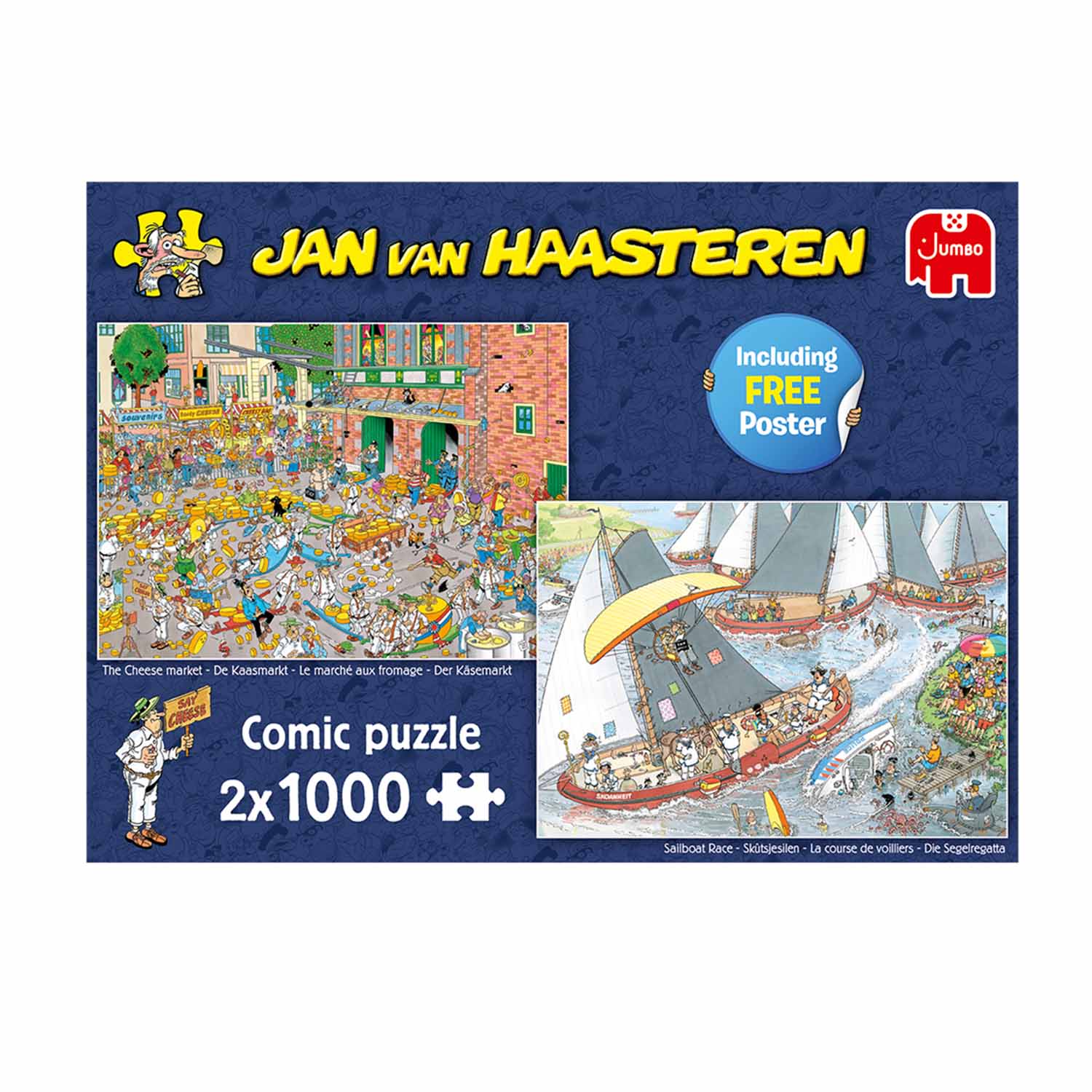 Pussel - Ostmarknaden och Segelbåtstävlingen 2x1000 bitar
