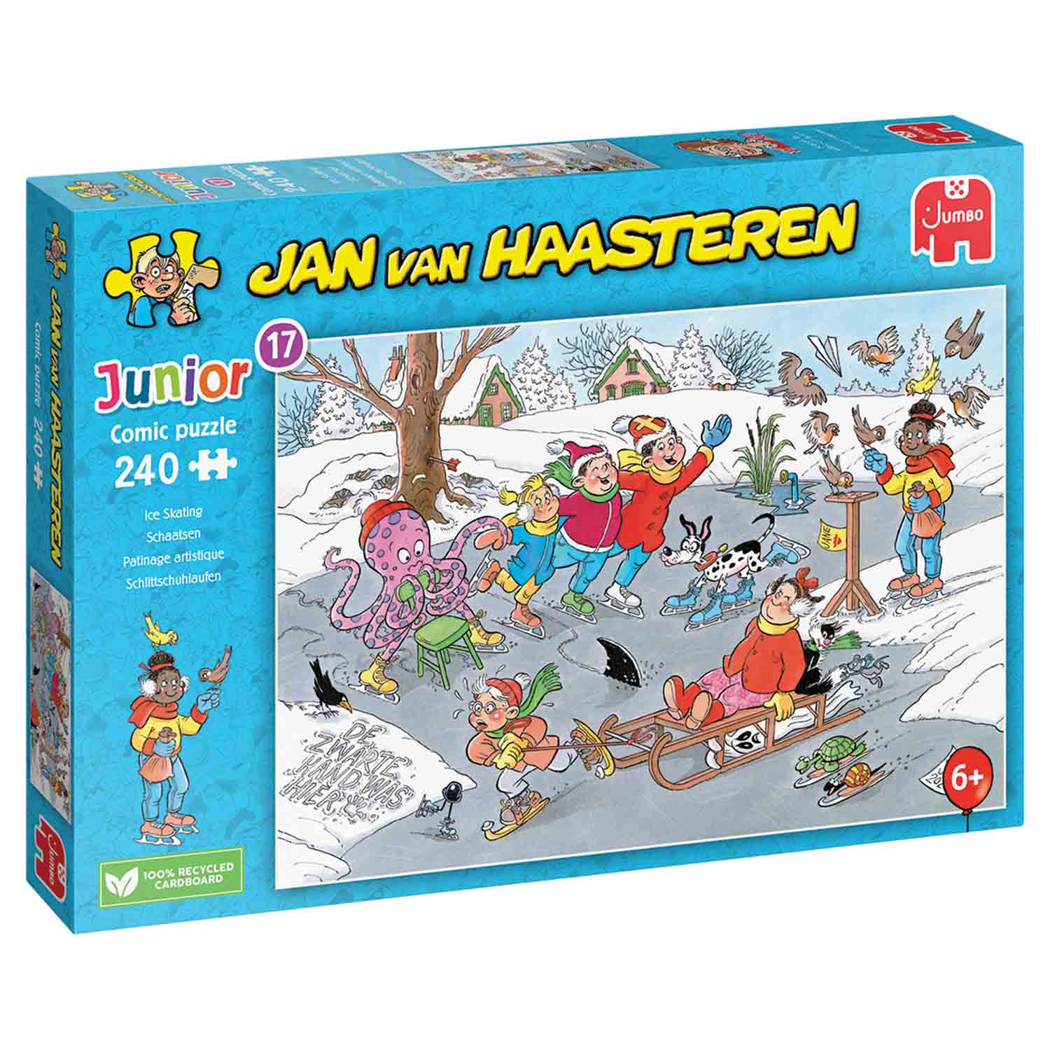 Barnpussel - På skridskobanan, 240 bitar