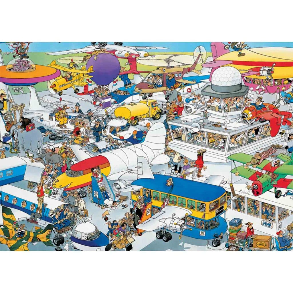 Pussel – Busy Airport, 1000 bitar