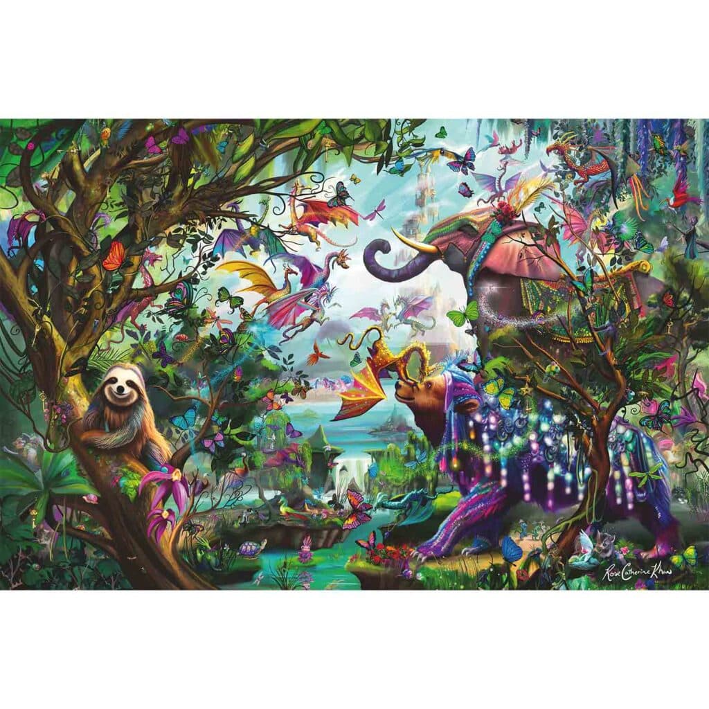 Ravensburger Pussel – Tropiska drakar 4000 bitar