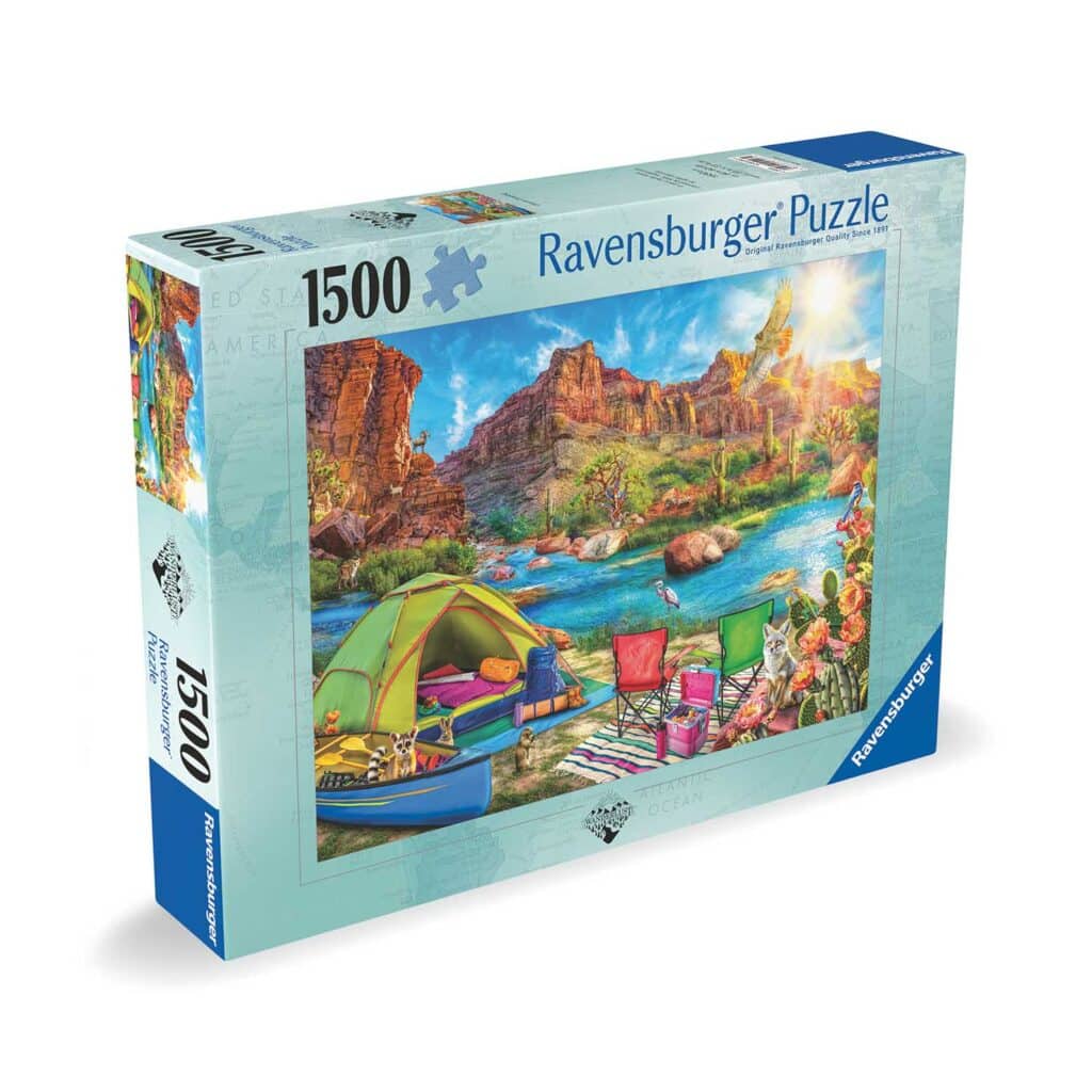 Pussel – Canyon Camping, 1500 bitar