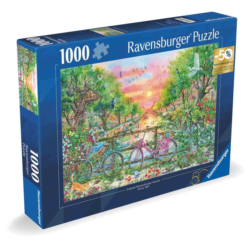 Ravensburger Pussel – Cyklar i Amsterdam 1000 bitar