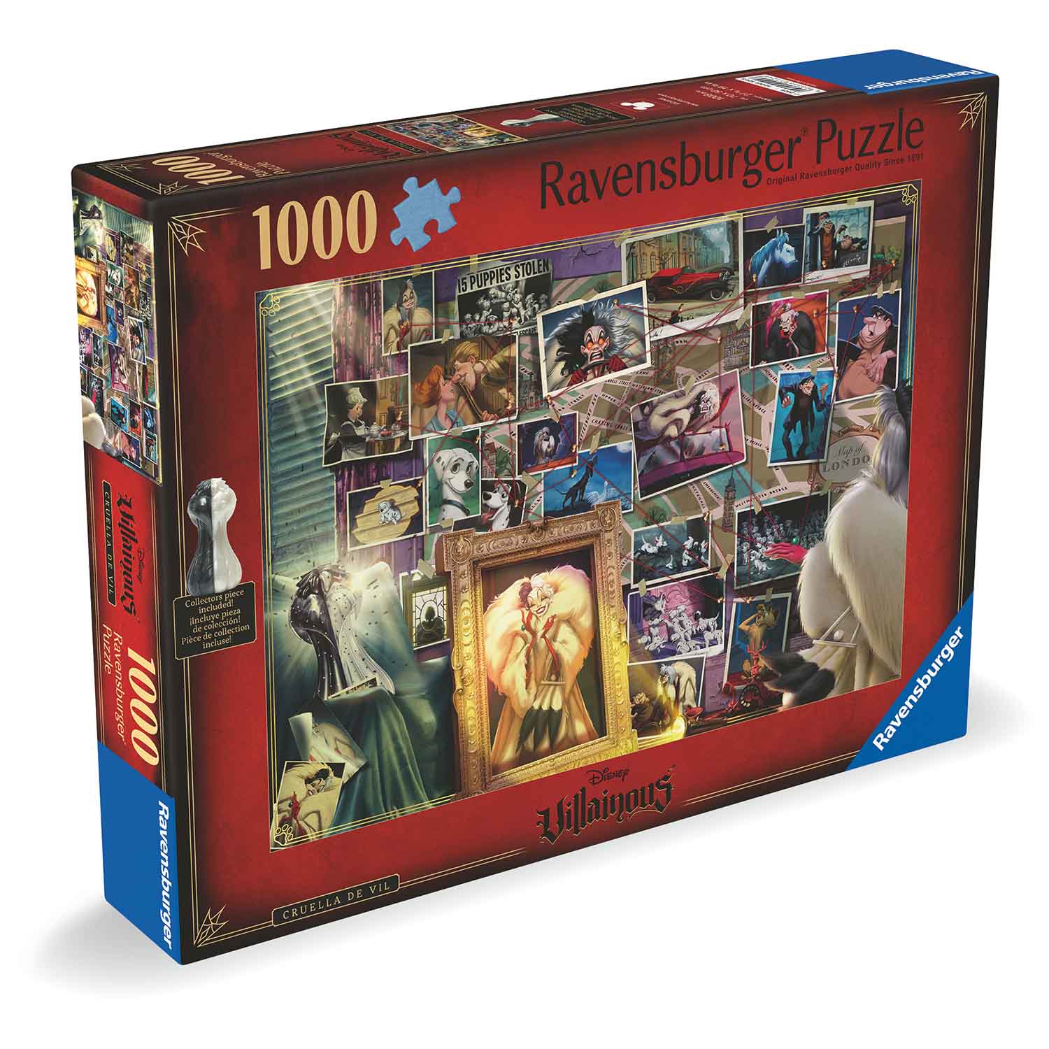 Ravensburger Pussel - Disney Villainous Skurkar: Cruella de Vil, 1000 bitar - Bild 2