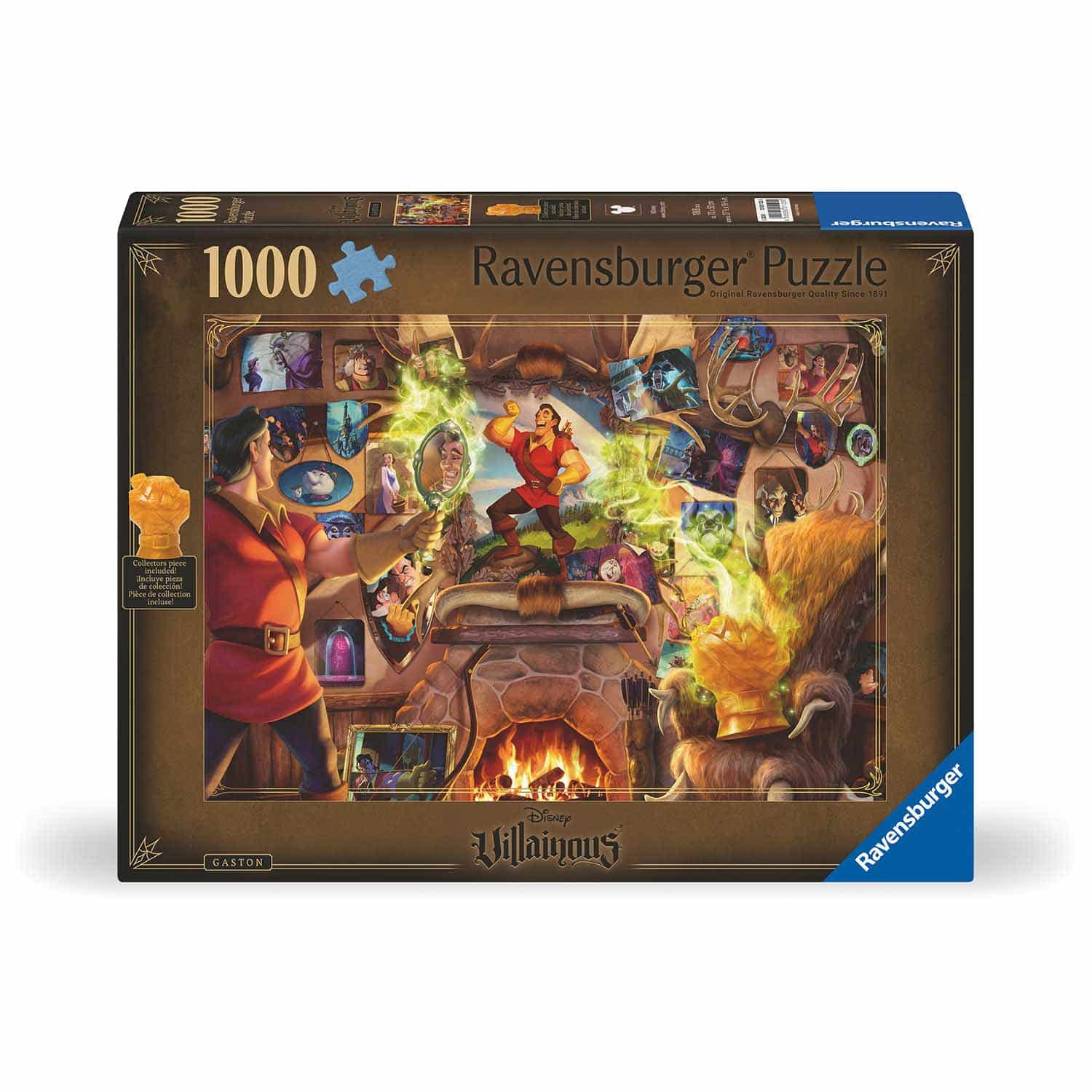 Ravensburger Pussel - Disney Villainous Skurkar: Gaston, 1000 bitar