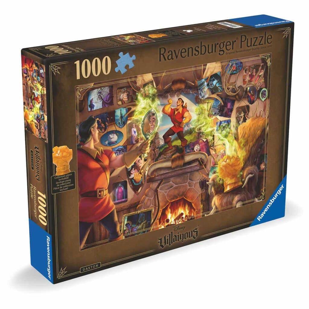 Ravensburger Pussel – Disney Villainous Skurkar: Gaston, 1000 bitar