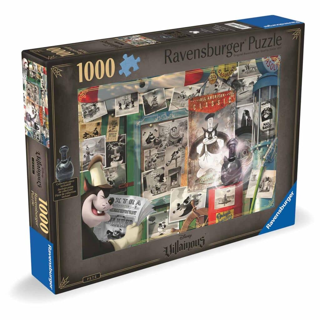 Ravensburger Pussel – Disney Villainous Skurkar: Svarte Petter 1000 bitar